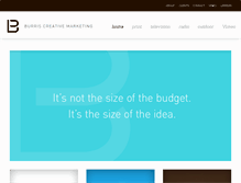 Tablet Screenshot of burriscreative.com